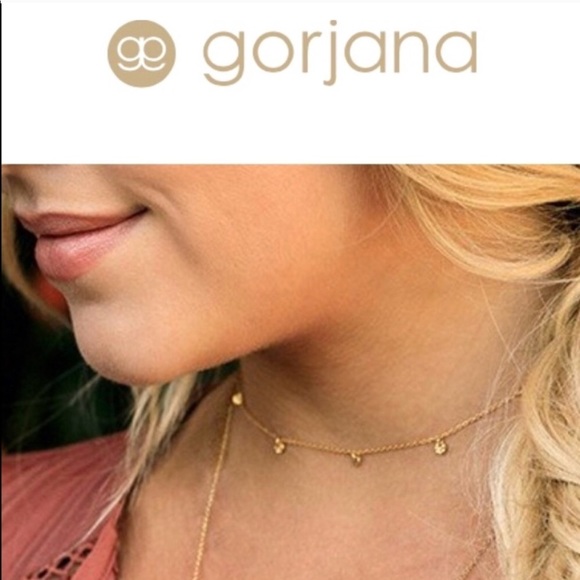 gorjana Womens 5 Disc Choker Necklace
